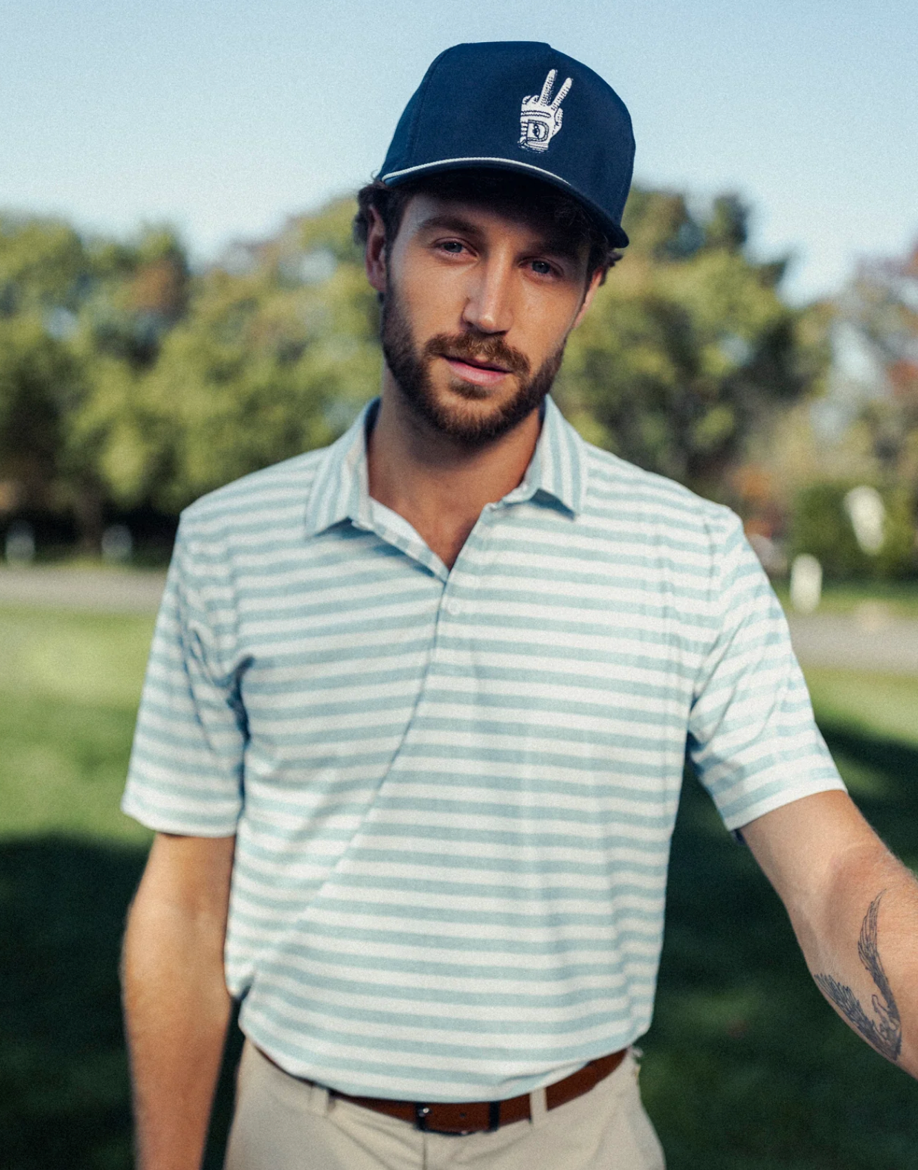 Smitty Polo | Lagoon Stripe