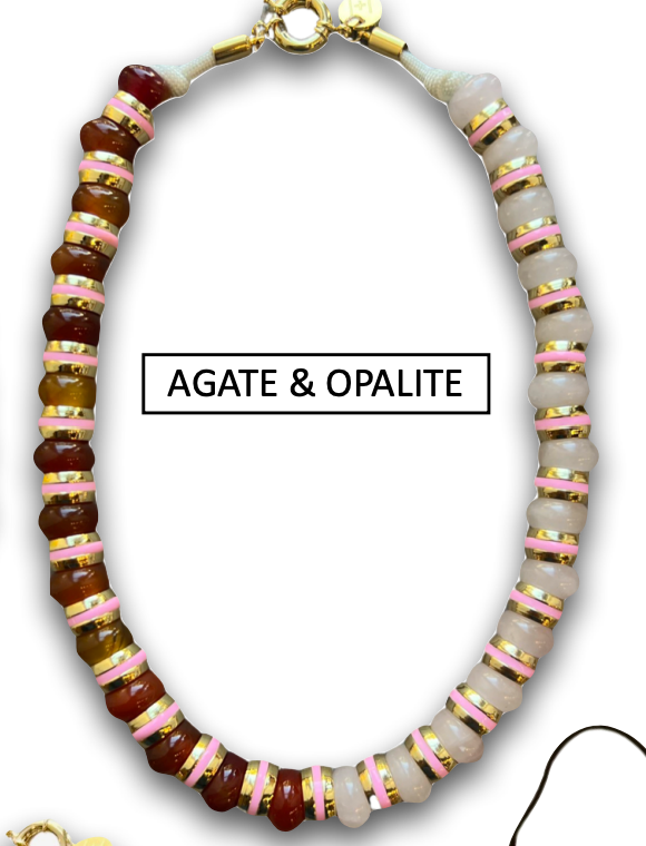 Agate & Opalite Necklace