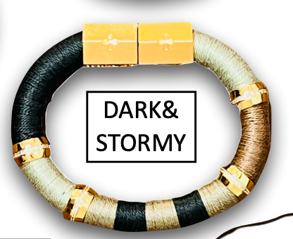 Colorblock Bracelet | Dark & Stormy