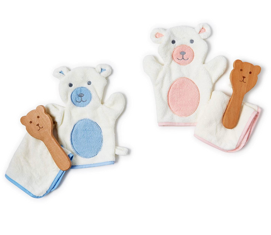 Bear Bath Time Gift Set | Pink