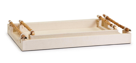 Rectangle Tray with Bamboo Handles |Medium