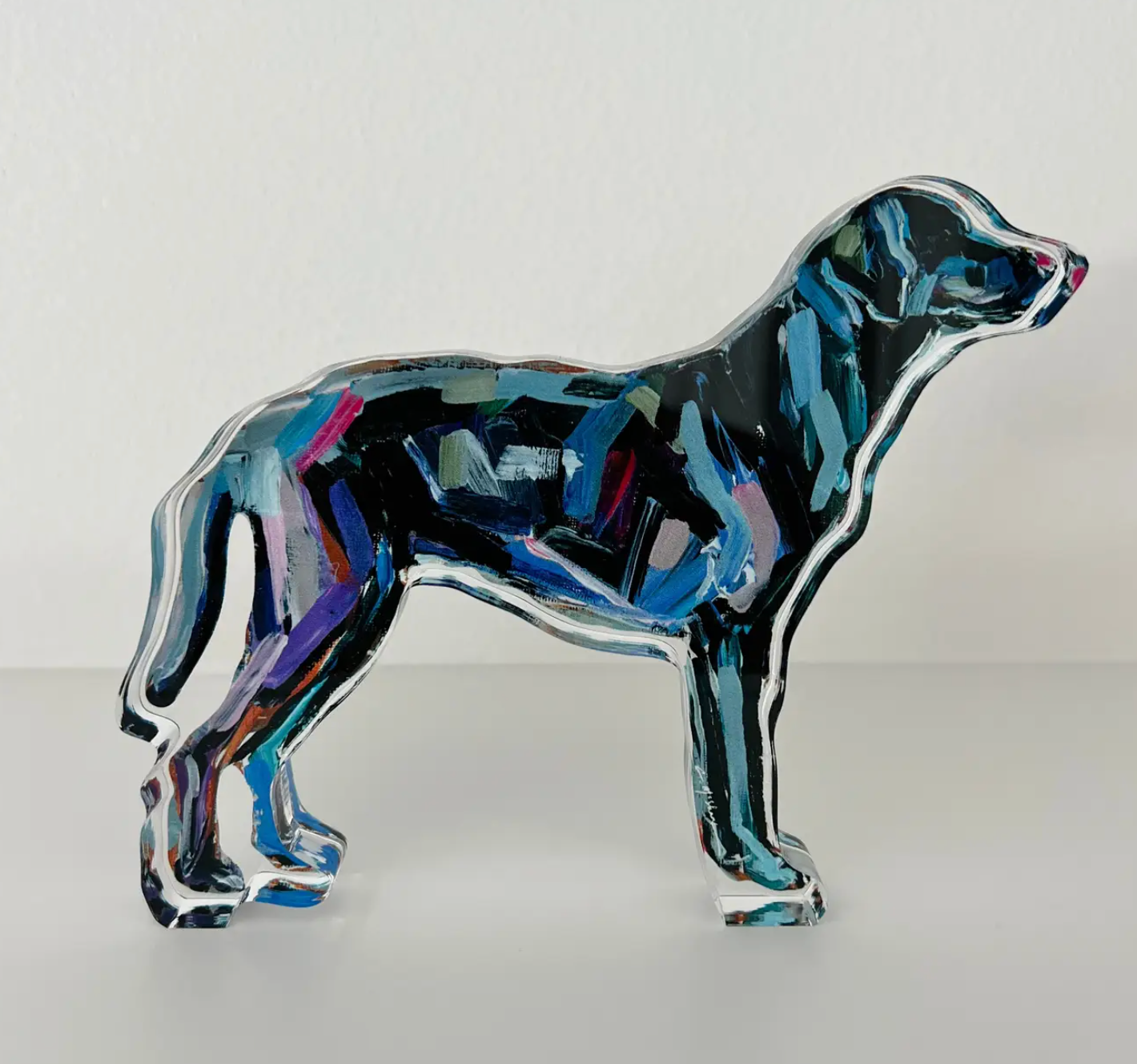 Black Lab Acrylic Block