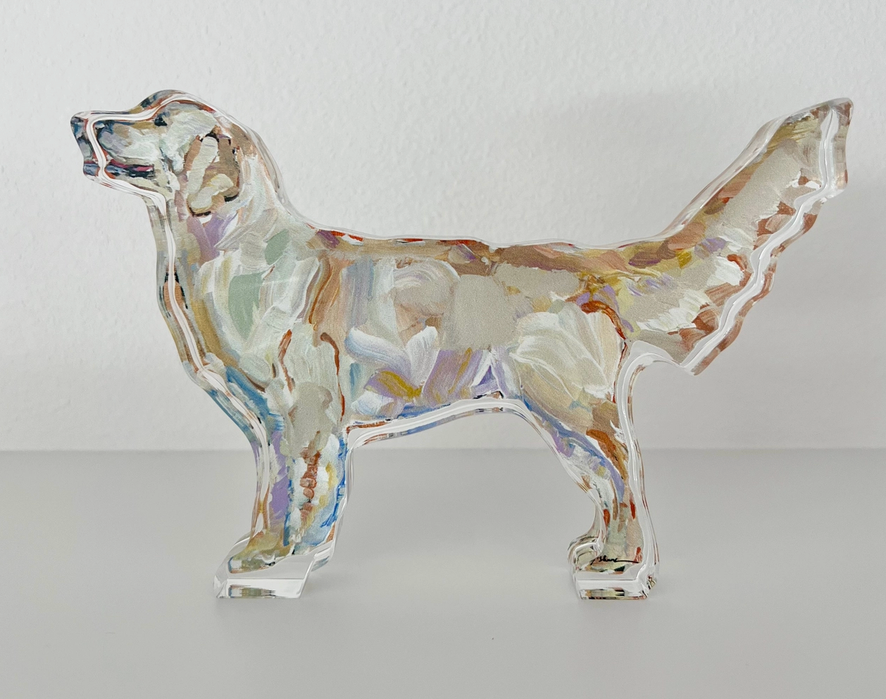 Golden Retriever Acrylic Block