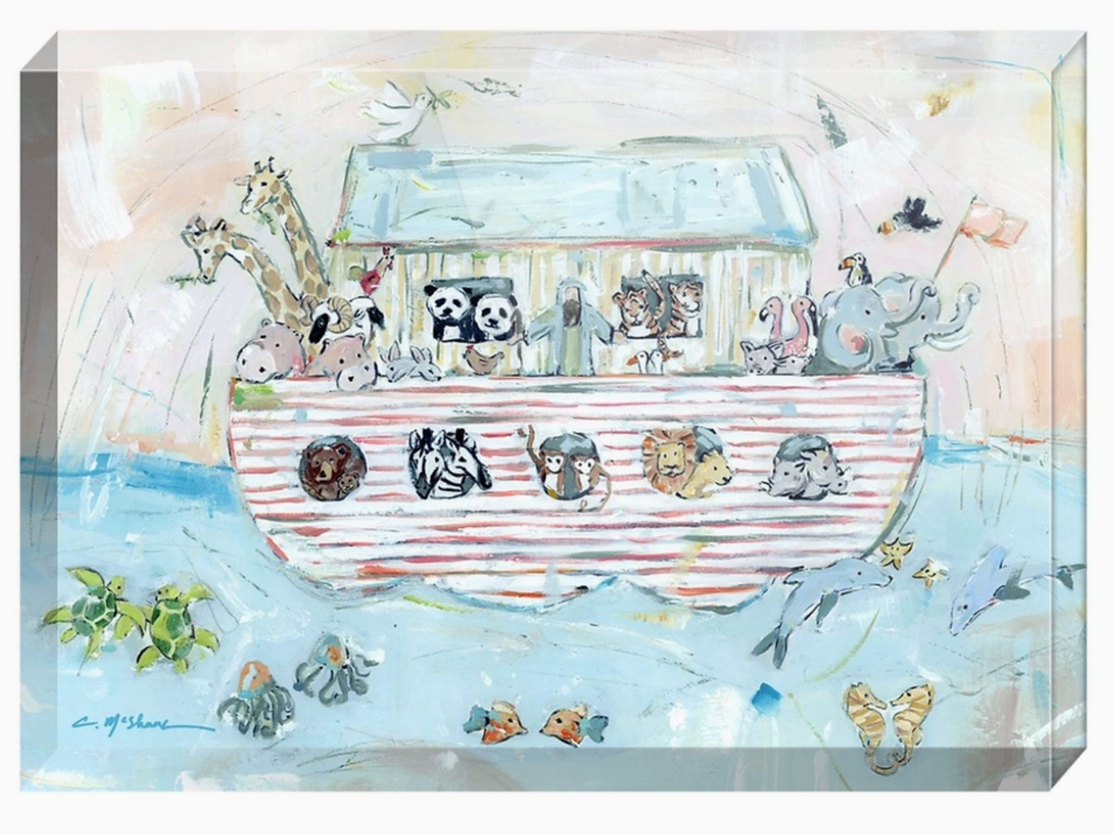 Noah's Ark Acrylic Block | 2