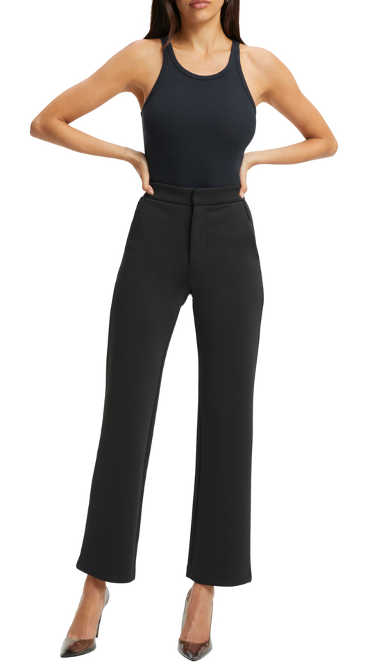 Scuba Cropped Straight Pant