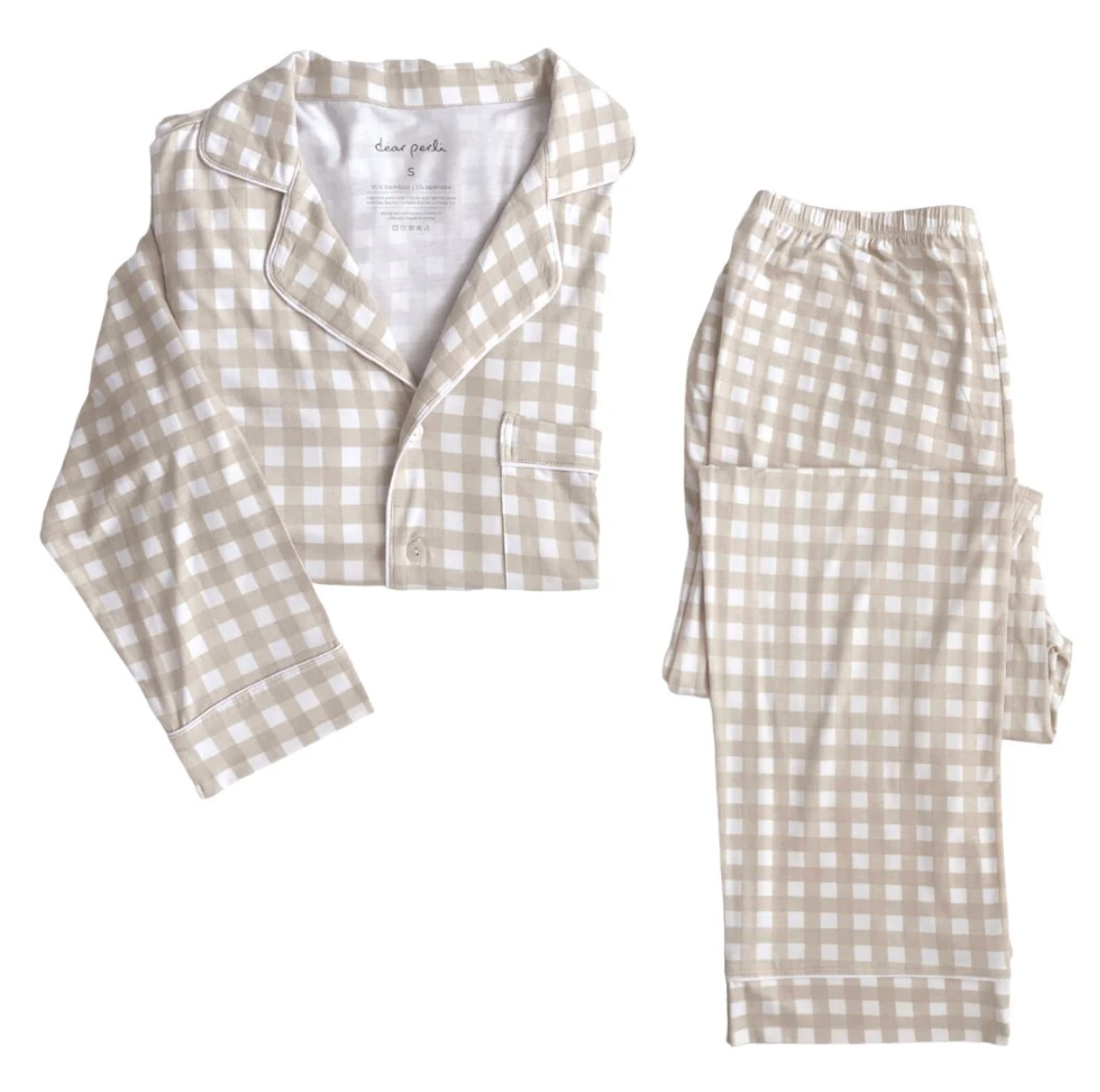 Bamboo Gingham Pajamas