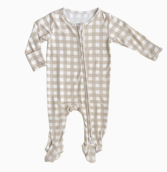 Gingham Onesie