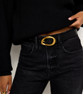 Load image into Gallery viewer, Classic Oval Belt | Black
