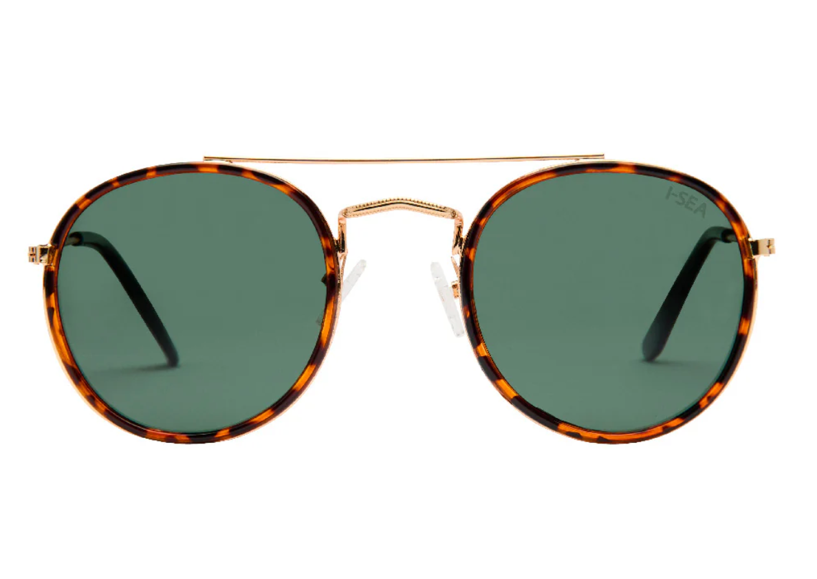 All Aboard | Matte Tortoise + Green Lenses