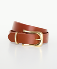 Load image into Gallery viewer, Classic Saddle Buckle Belt | Brown
