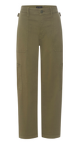 Load image into Gallery viewer, Cargo Cropped Twill Pants
