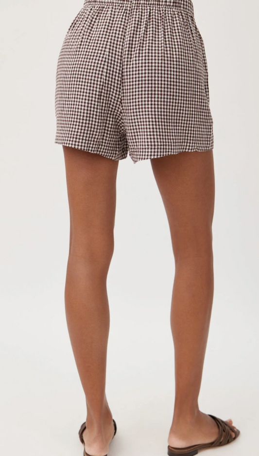 Clean Front Short | Gingham
