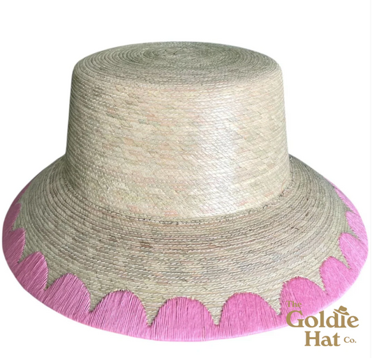 Bucket Hat | Pink Scallop