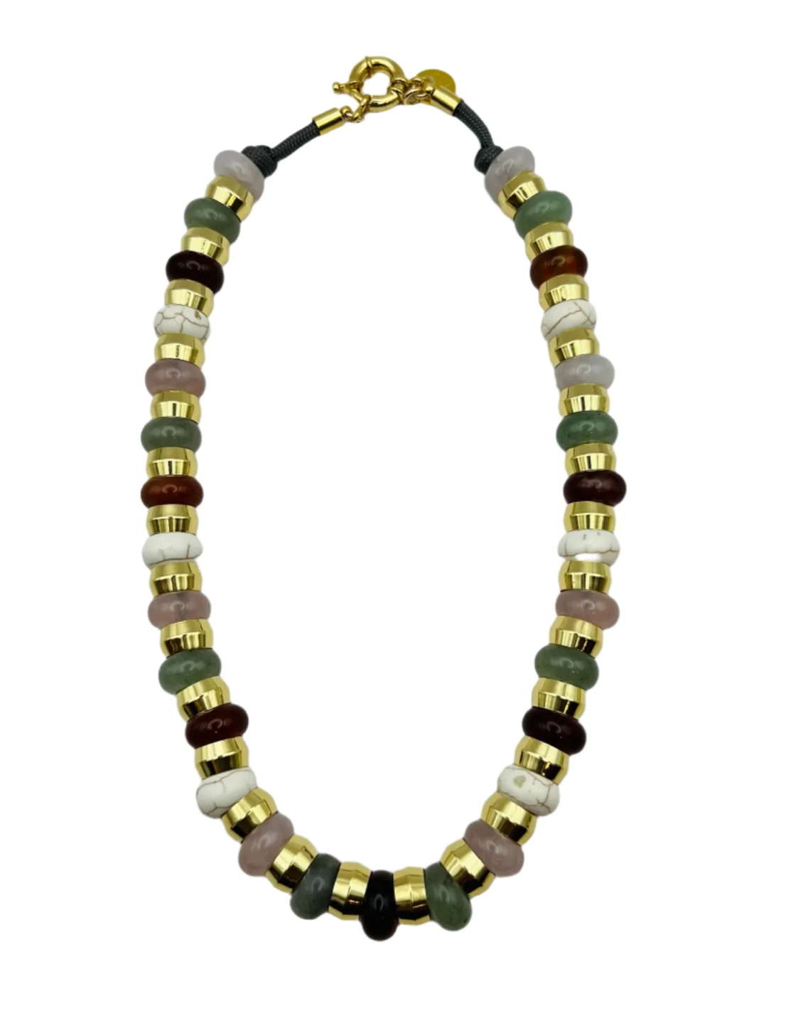 Semi Precious Necklace |Neutral