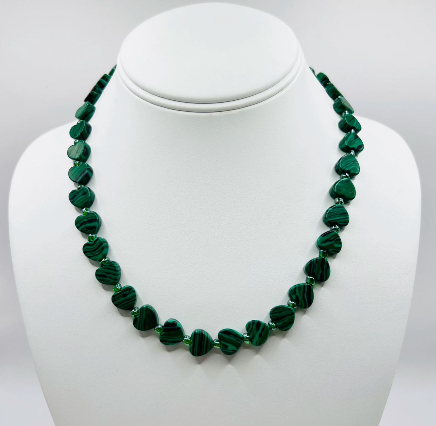 Stone Heat Necklace | Malachite