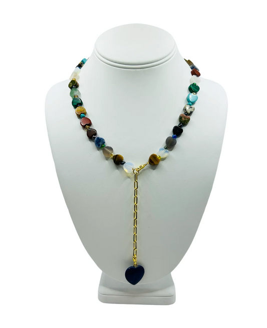 Stone Heat Necklace | Multi