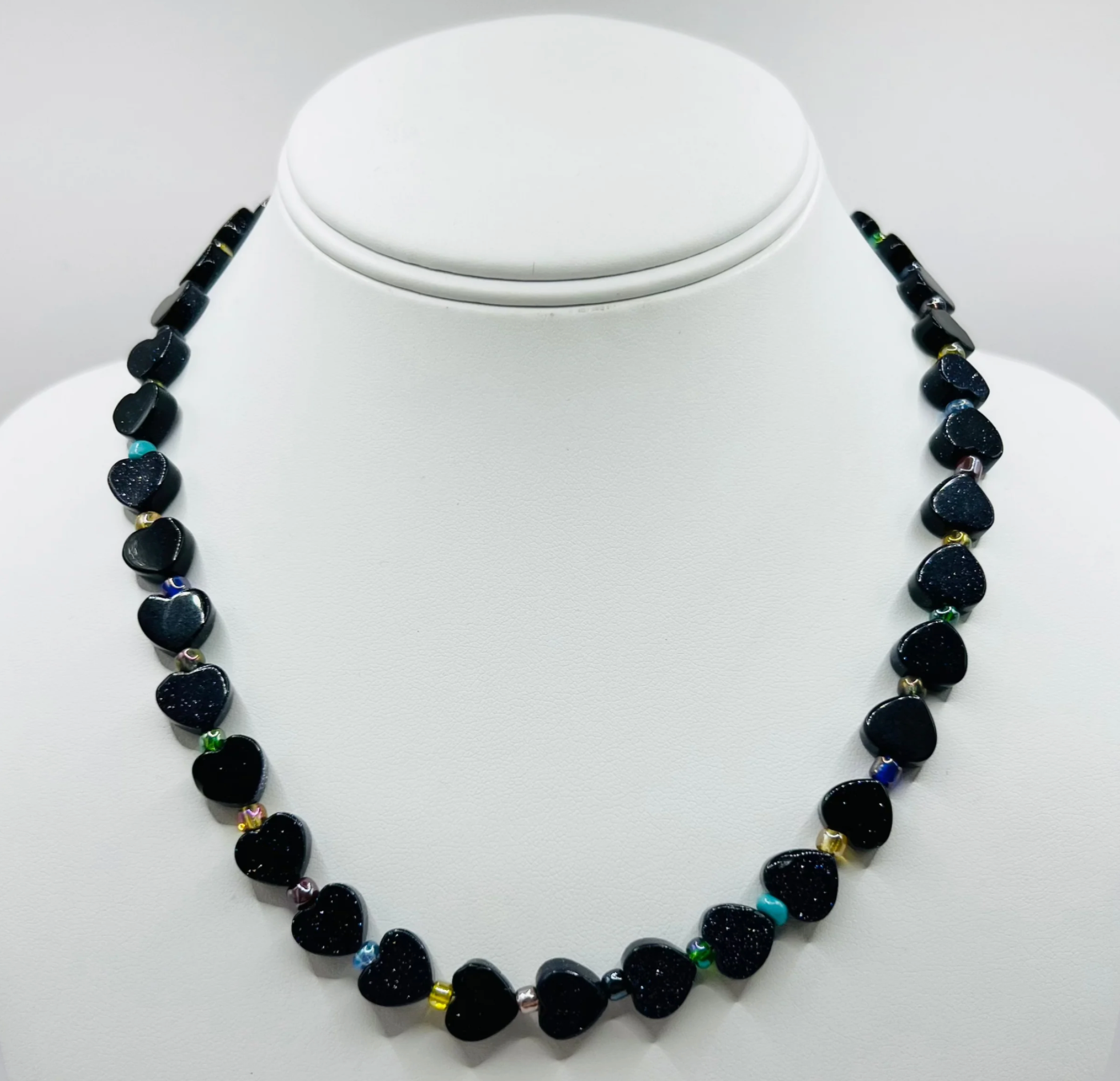 Stone Heat Necklace | Goldstone