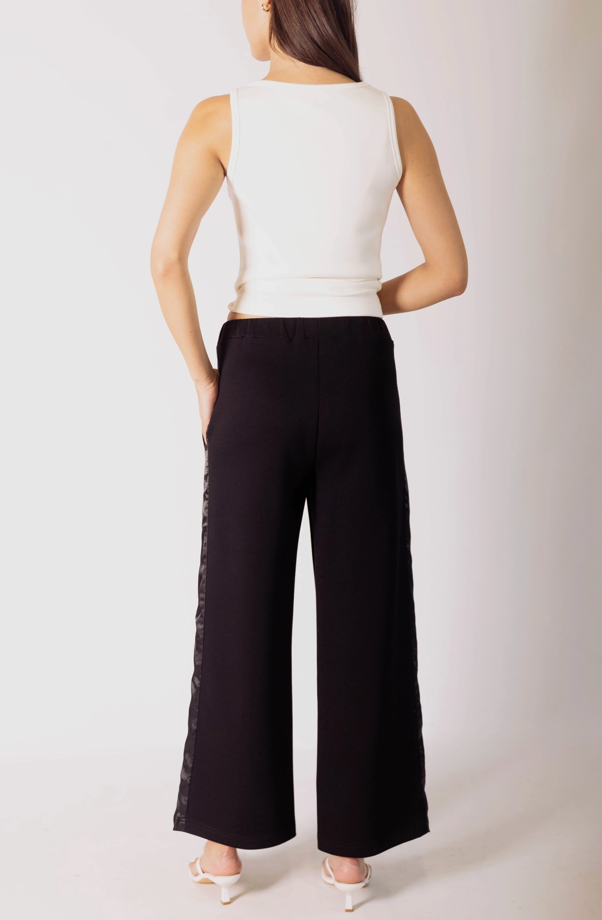 Satin Stripe Pants