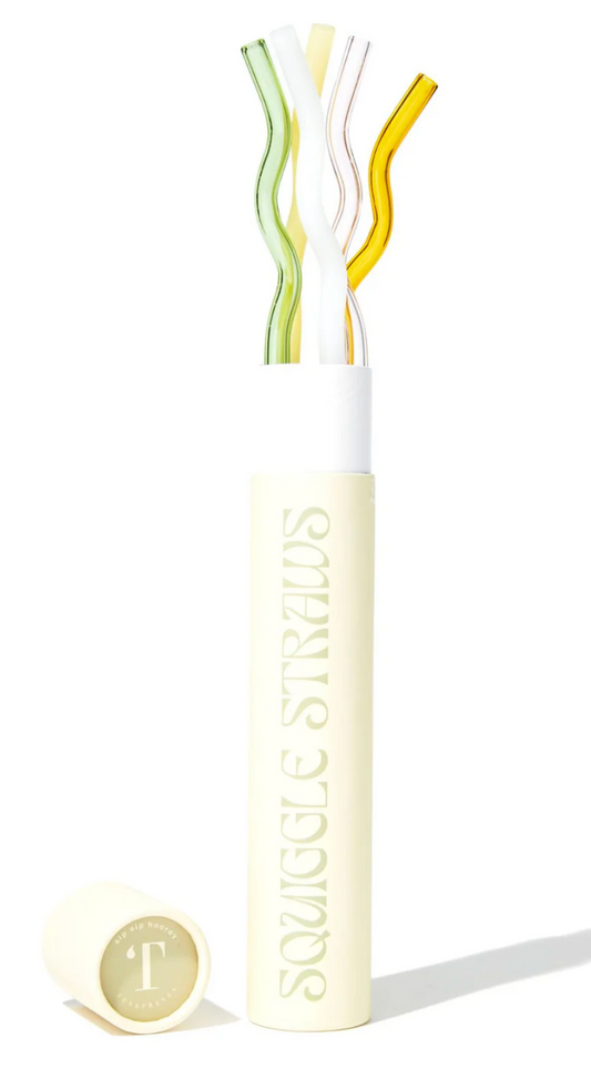 Squiggle Glass Straws