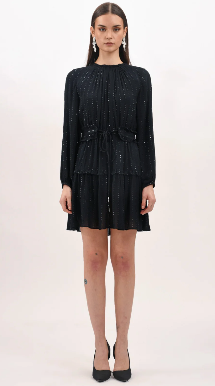 Starlight Mini Dress | Black