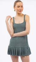 Load image into Gallery viewer, Lucille Dress | Rosemary Stripe
