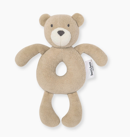 Plush Baby Rattle: Bear