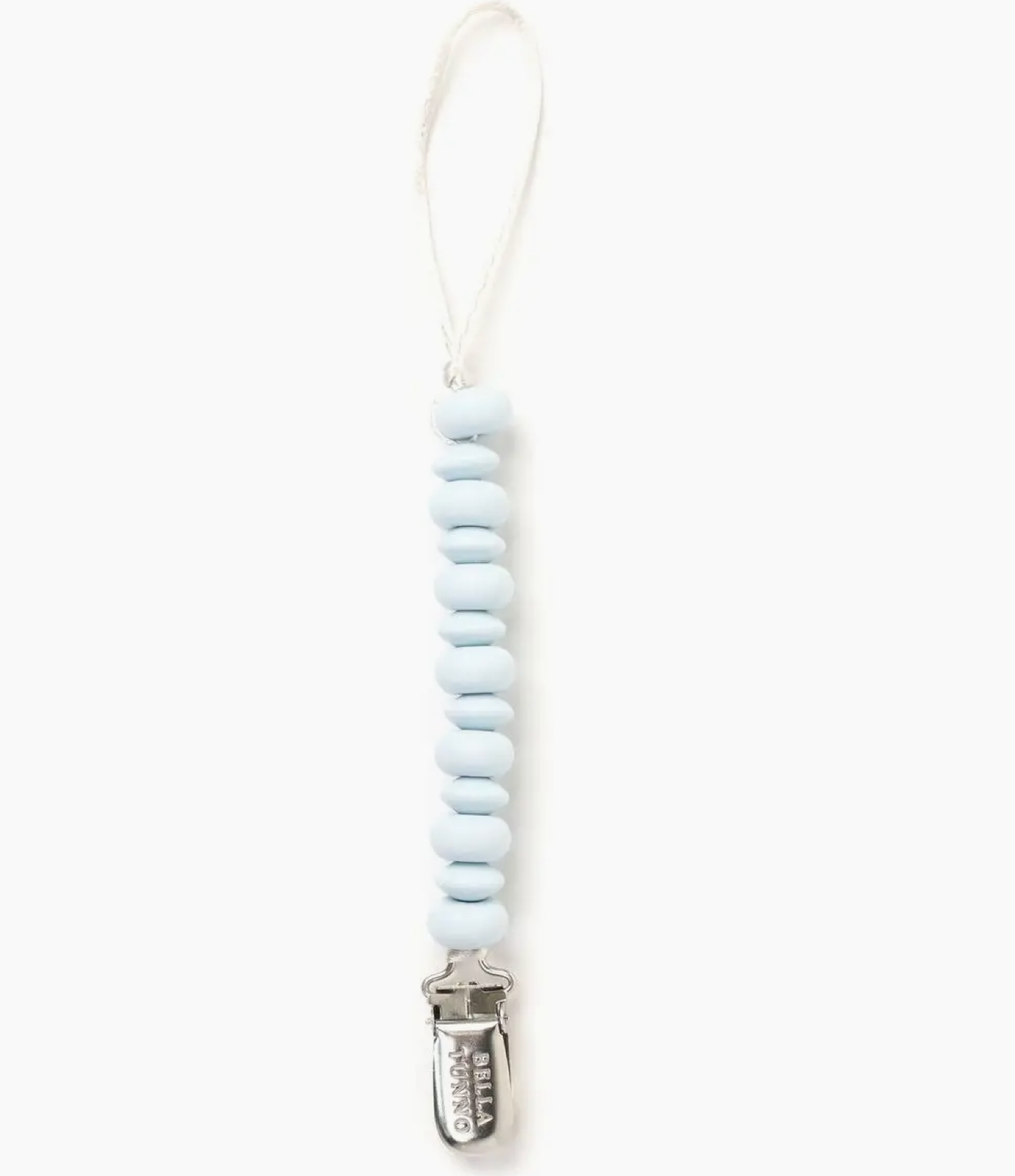 Light Blue Pacifier Clip