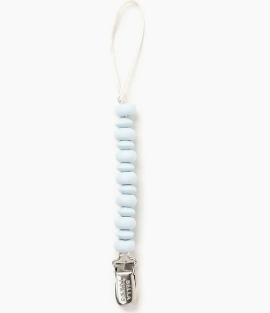 Light Blue Pacifier Clip