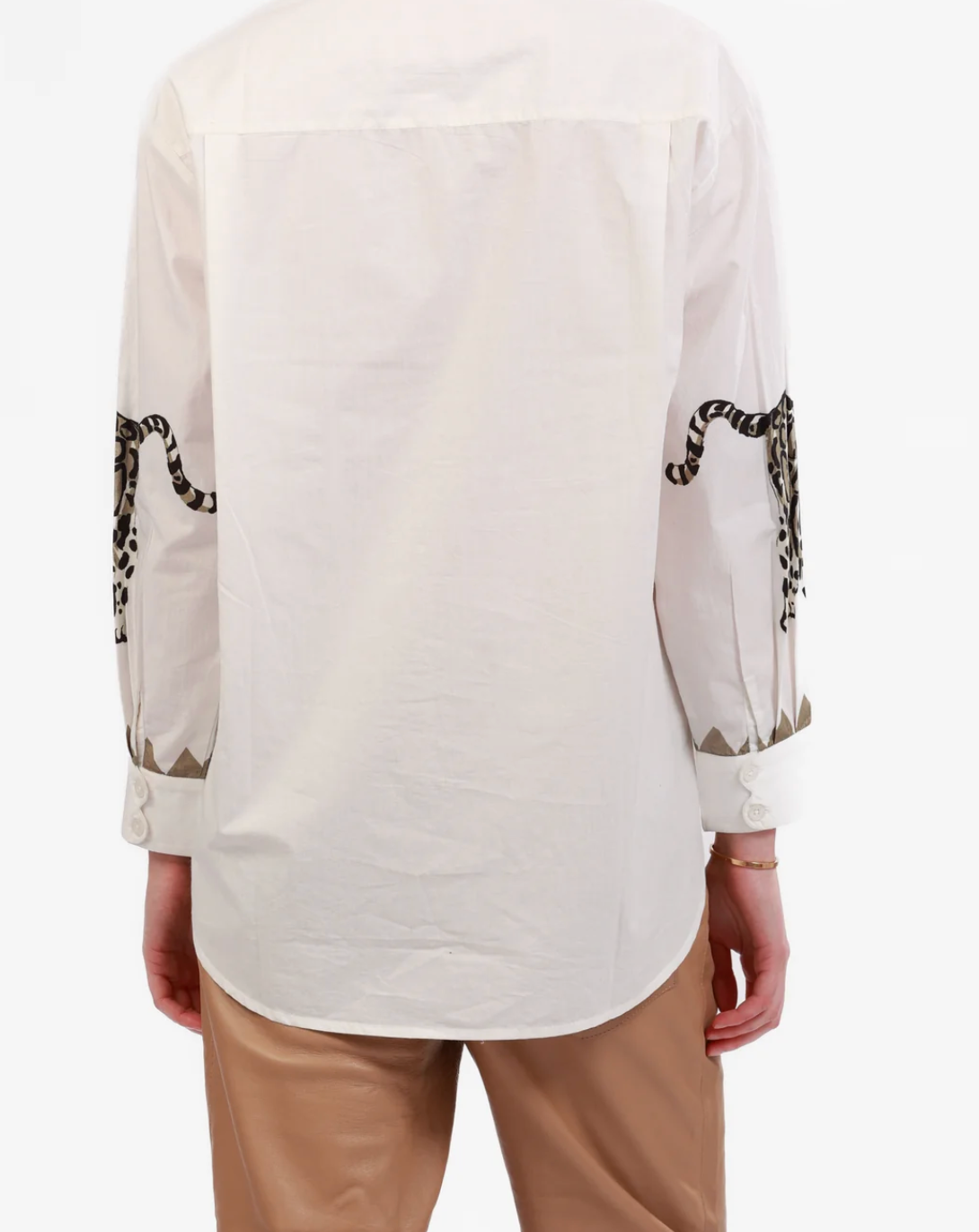 Poplin Shirt | Snow Leopard
