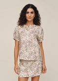 Load image into Gallery viewer, Short Sleeve Raglan Shirt | Palm Print
