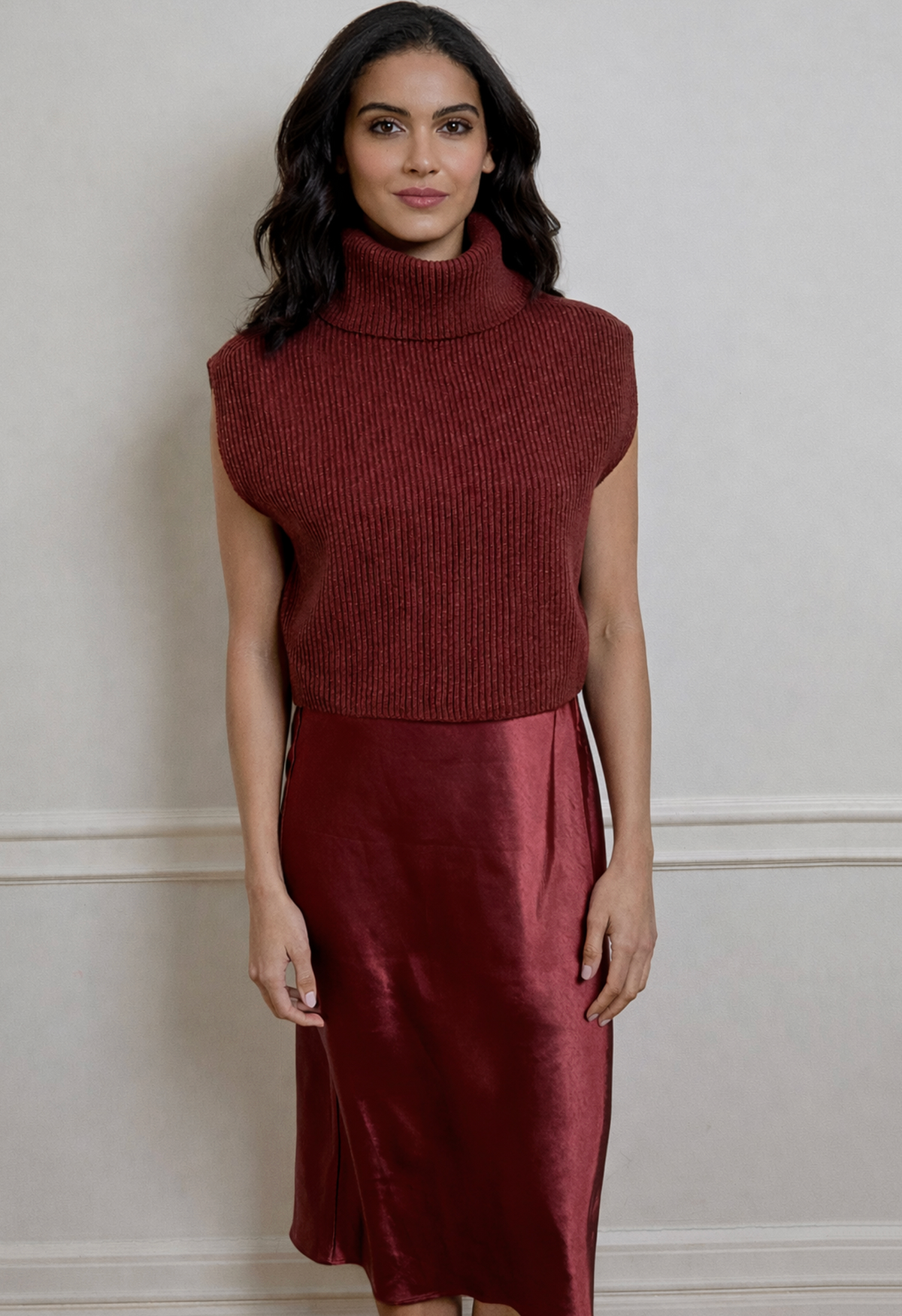 Jin Sweater\Dress Combo | Berry