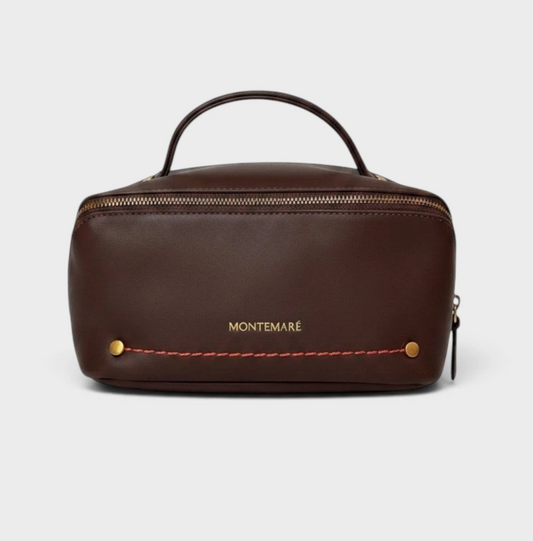 Roma Foldout Toiletry Case | Brown
