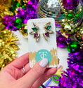 Load image into Gallery viewer, Mardi Gras Lynn Drops

