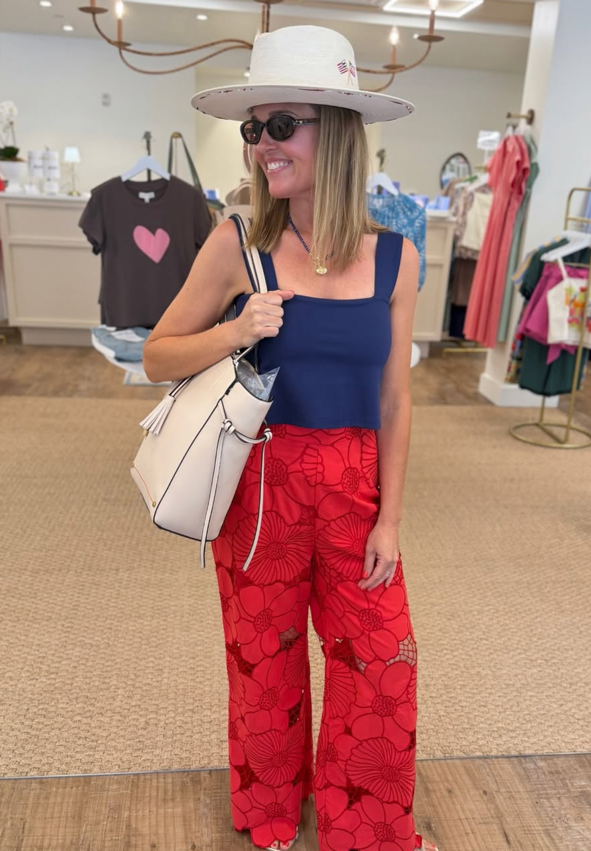 Matador Pants I Red Floral