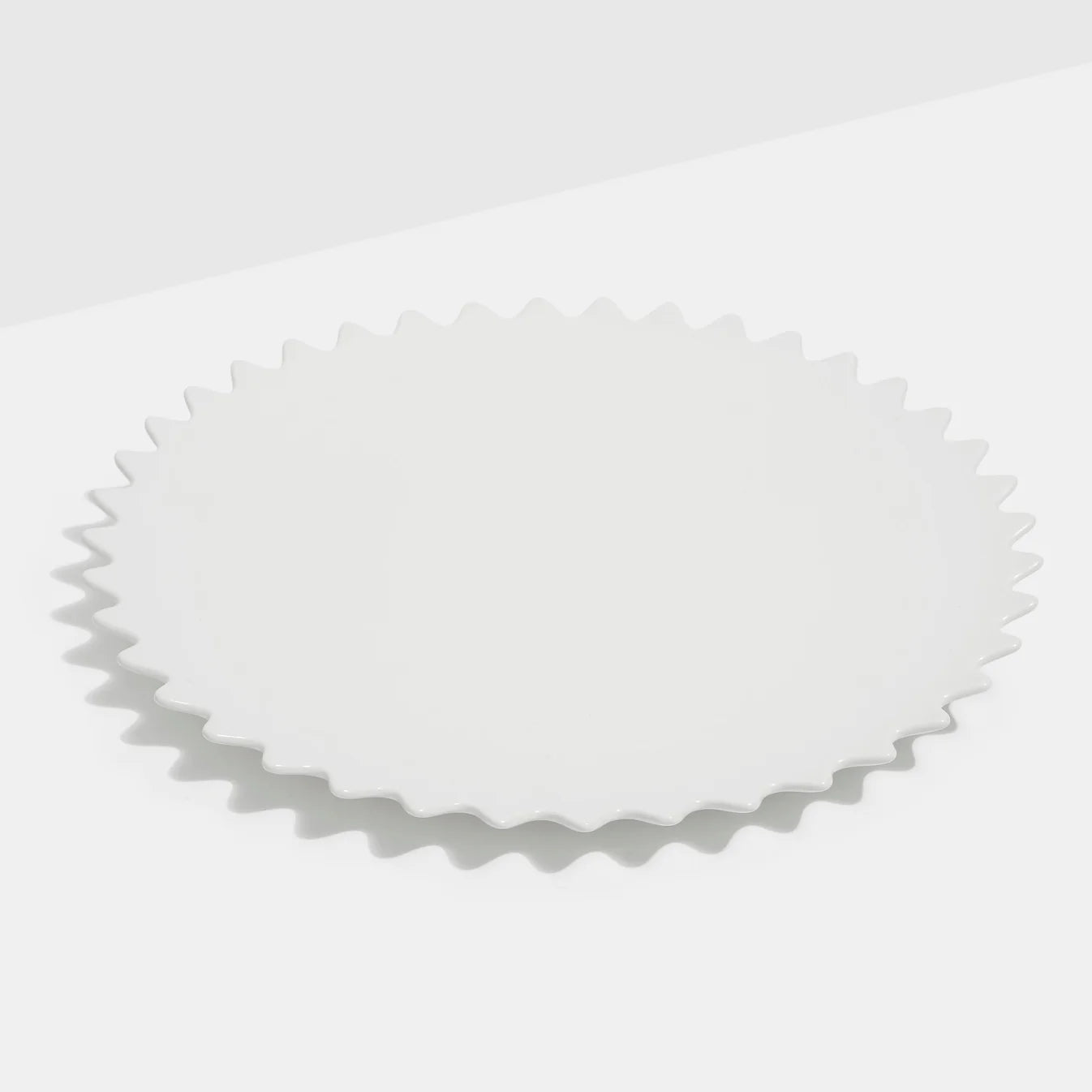 ZigZag Platter | White