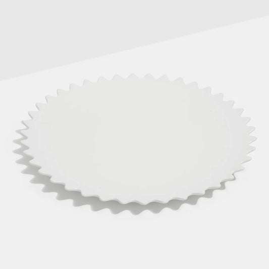 ZigZag Platter | White