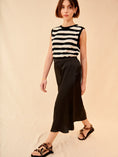 Load image into Gallery viewer, Prune Satin Midi Skirt
