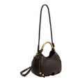Load image into Gallery viewer, Dottie Espresso Recycled Vegan Leather Top Handle Bag
