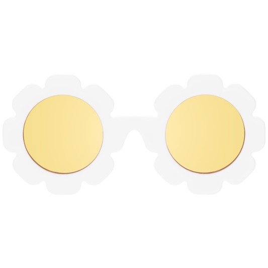 Daisy Flower Sunglasses with Mirrored Lens: Ages 0-2
