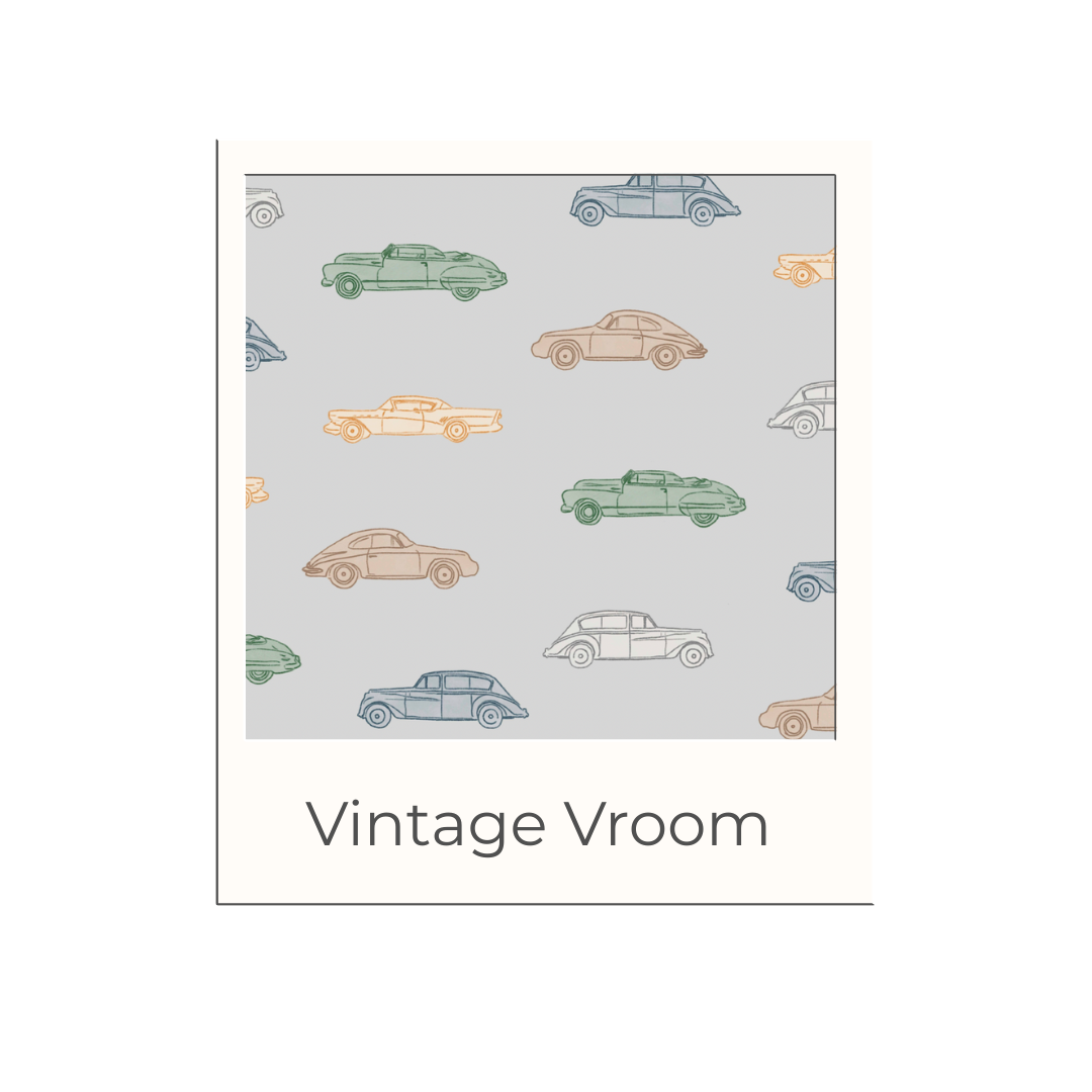 Zippered Footie in Vintage Vroom: 12-18