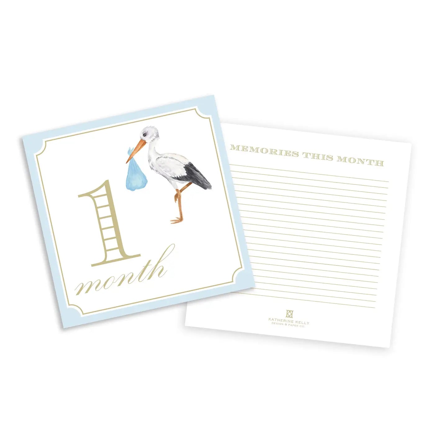 Baby Milestone Cards | Blue