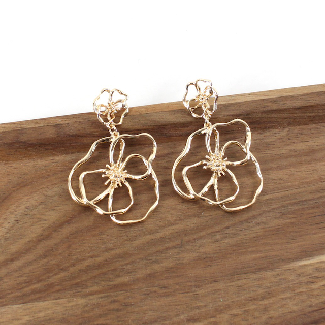 Duo Flower Earrings