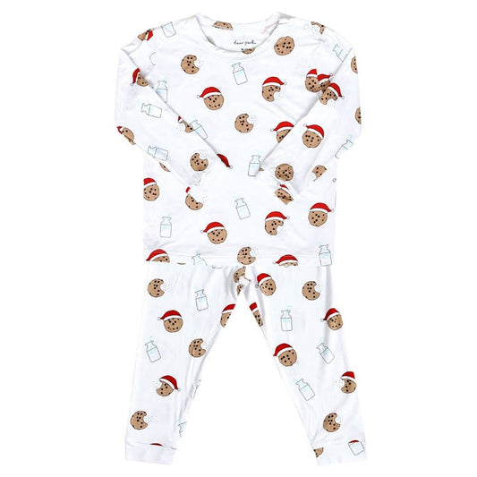 Toddler Pajamas Two-Piece Set |Santa's Cookies