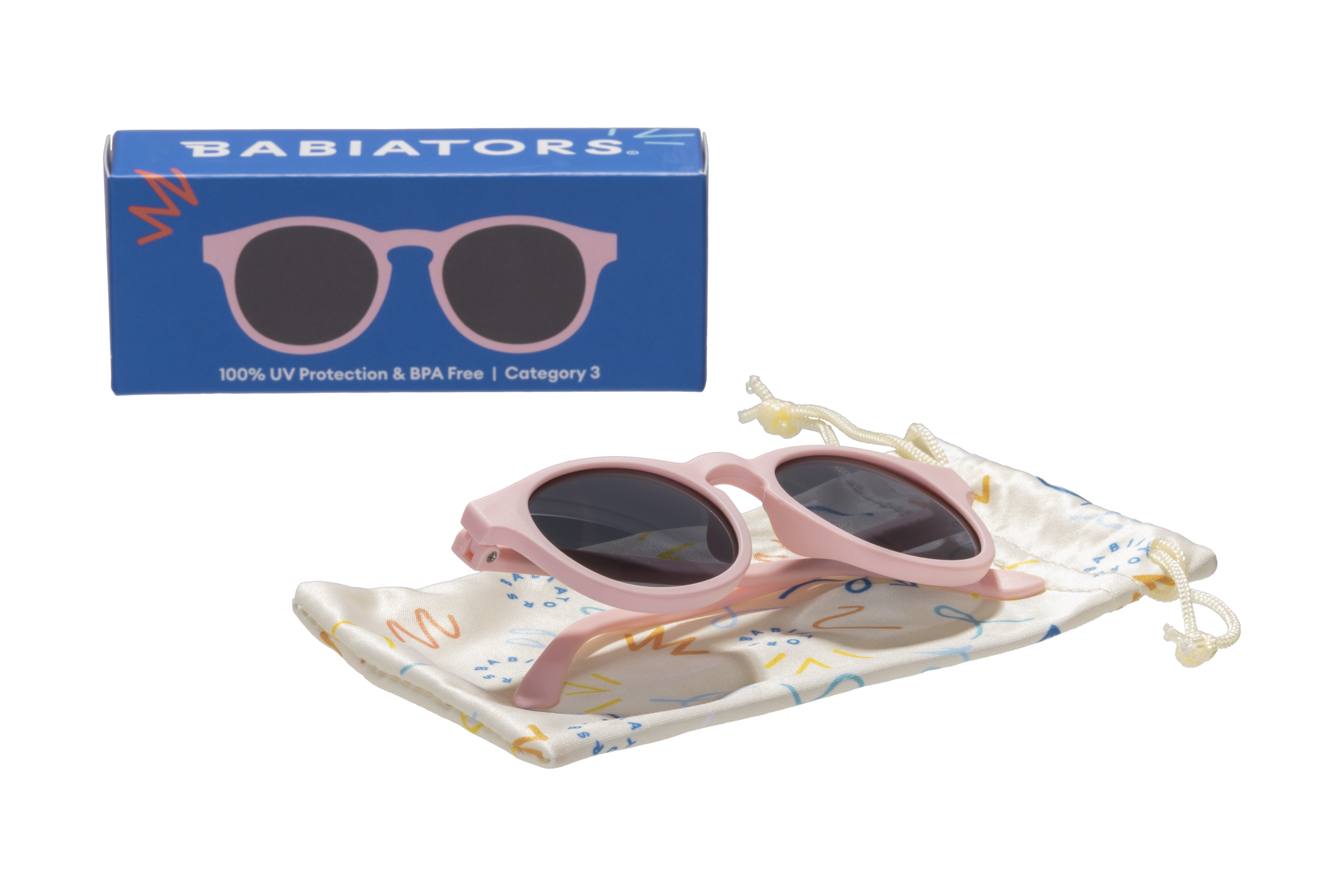 Ballerina Pink Keyhole Baby and Kid Sunglasses: Ages 0-2