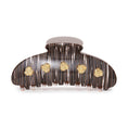Load image into Gallery viewer, OATMEAL HICKORY DUO KNOTTED LARGE CLAW CLIP
