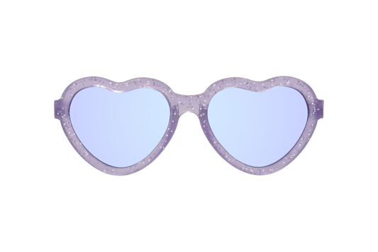 Limited Edition Lavender Shimmer Hearts with  Mirrored Lens: Ages 0-2