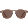 Load image into Gallery viewer, Cocoa Cloud Transparent Keyhole Sunglasses with Amber Lens: Ages 0-2
