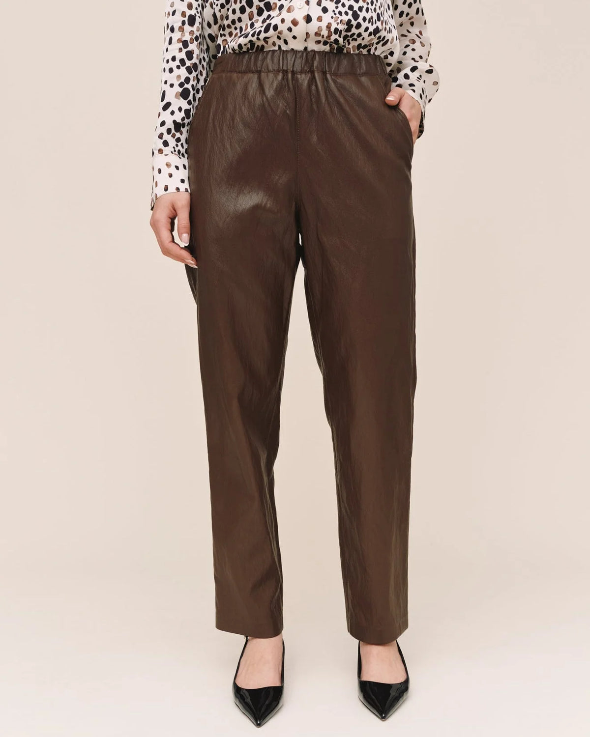 Pull On Elastic Waist Trouser
