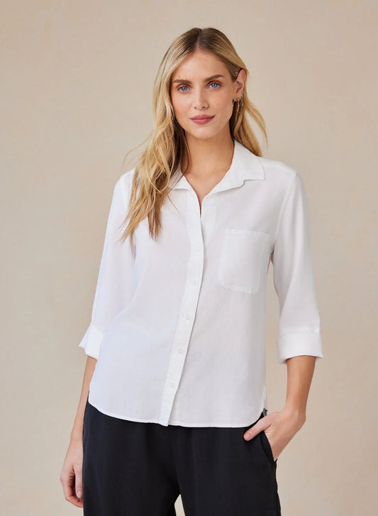 Button Down | White