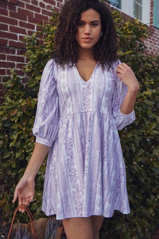 Charlotte Dress - Lavender Haze